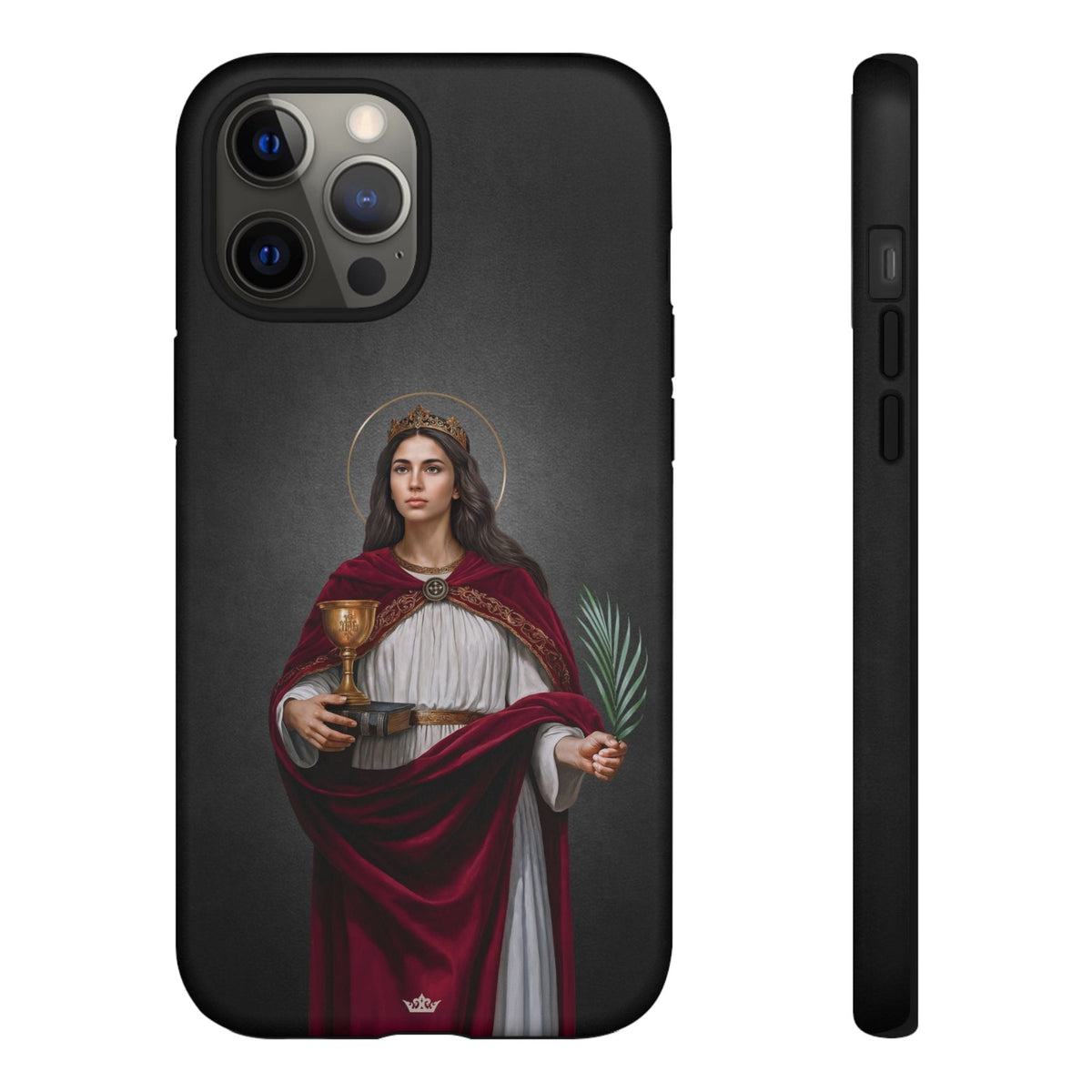 St. Barbara Hard Phone Case (Dark) Copyright VENXARA