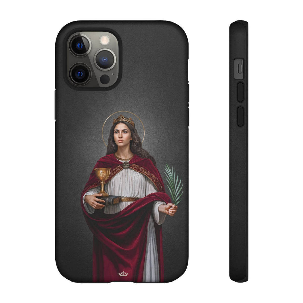 St. Barbara Hard Phone Case (Dark) Copyright VENXARA