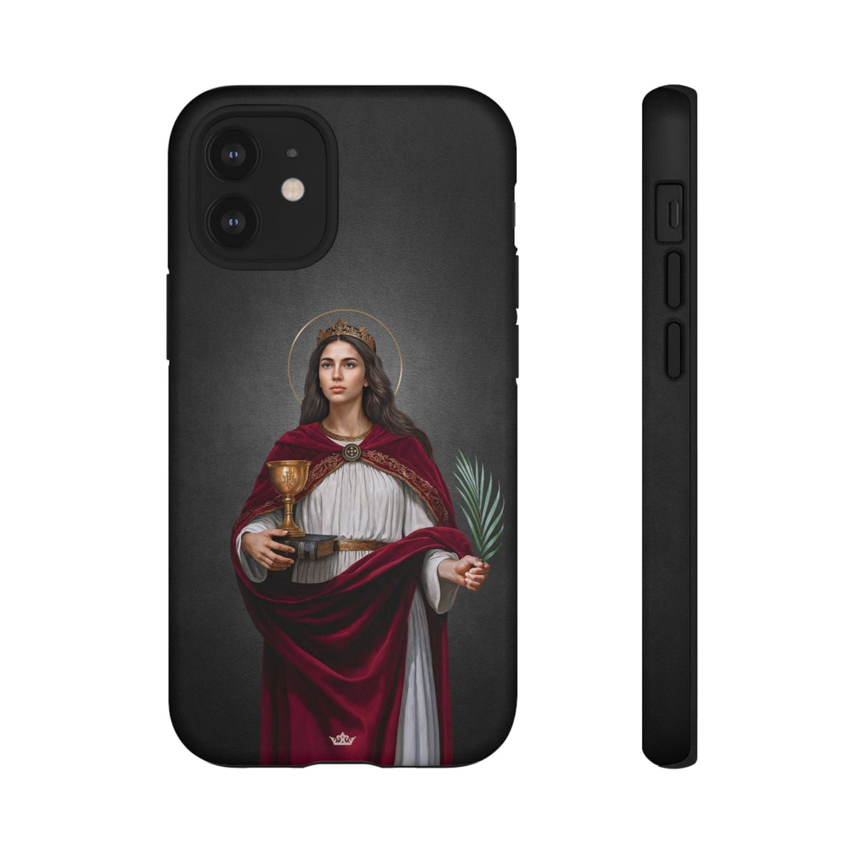 St. Barbara Hard Phone Case (Dark) Copyright VENXARA