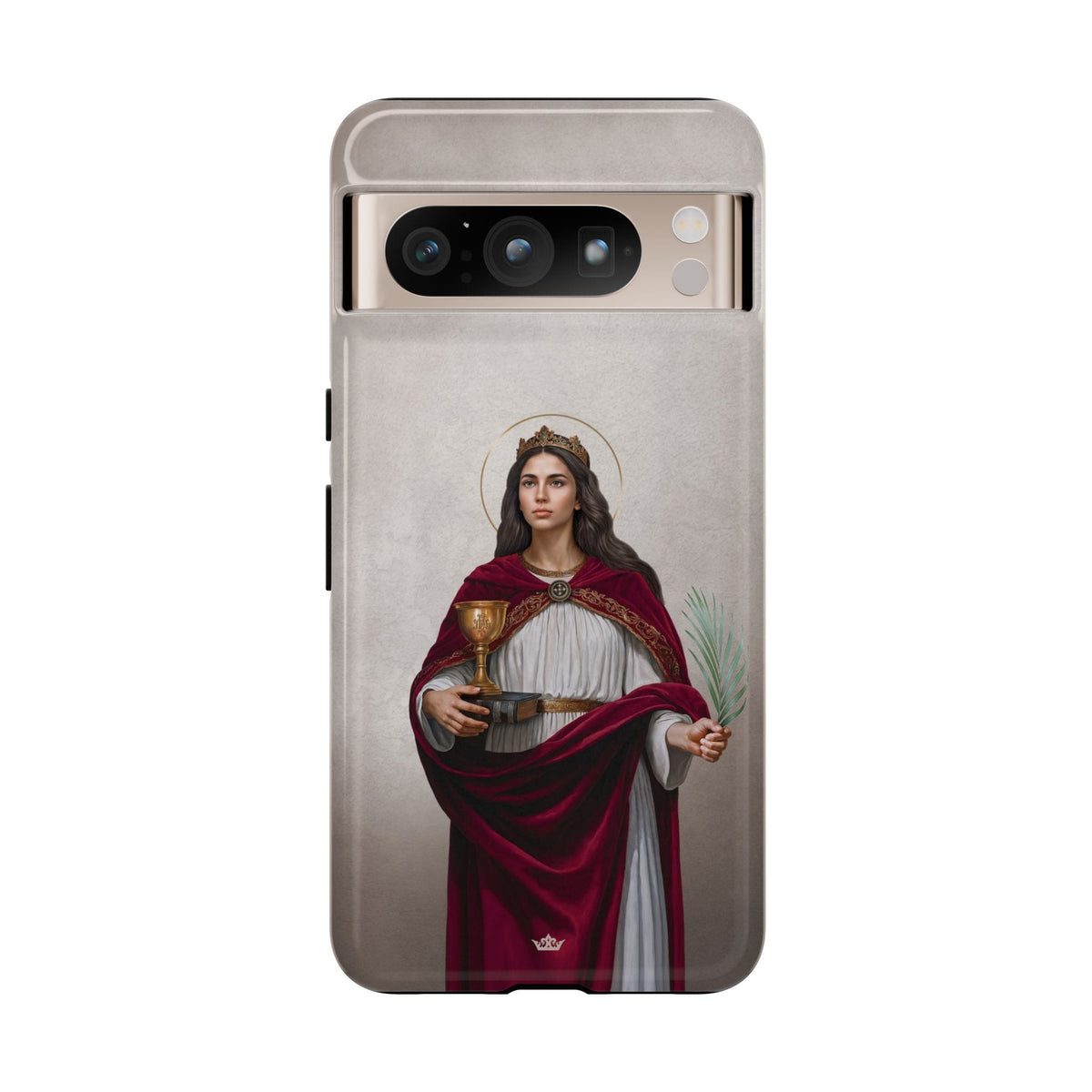 St. Barbara Hard Phone Case (Light) Copyright VENXARA