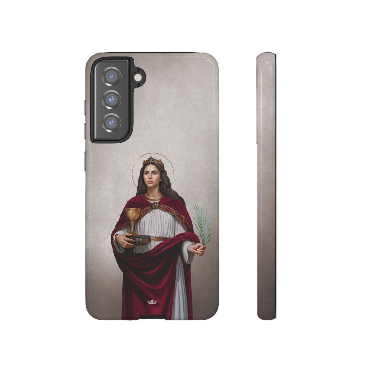 St. Barbara Hard Phone Case (Light) Copyright VENXARA
