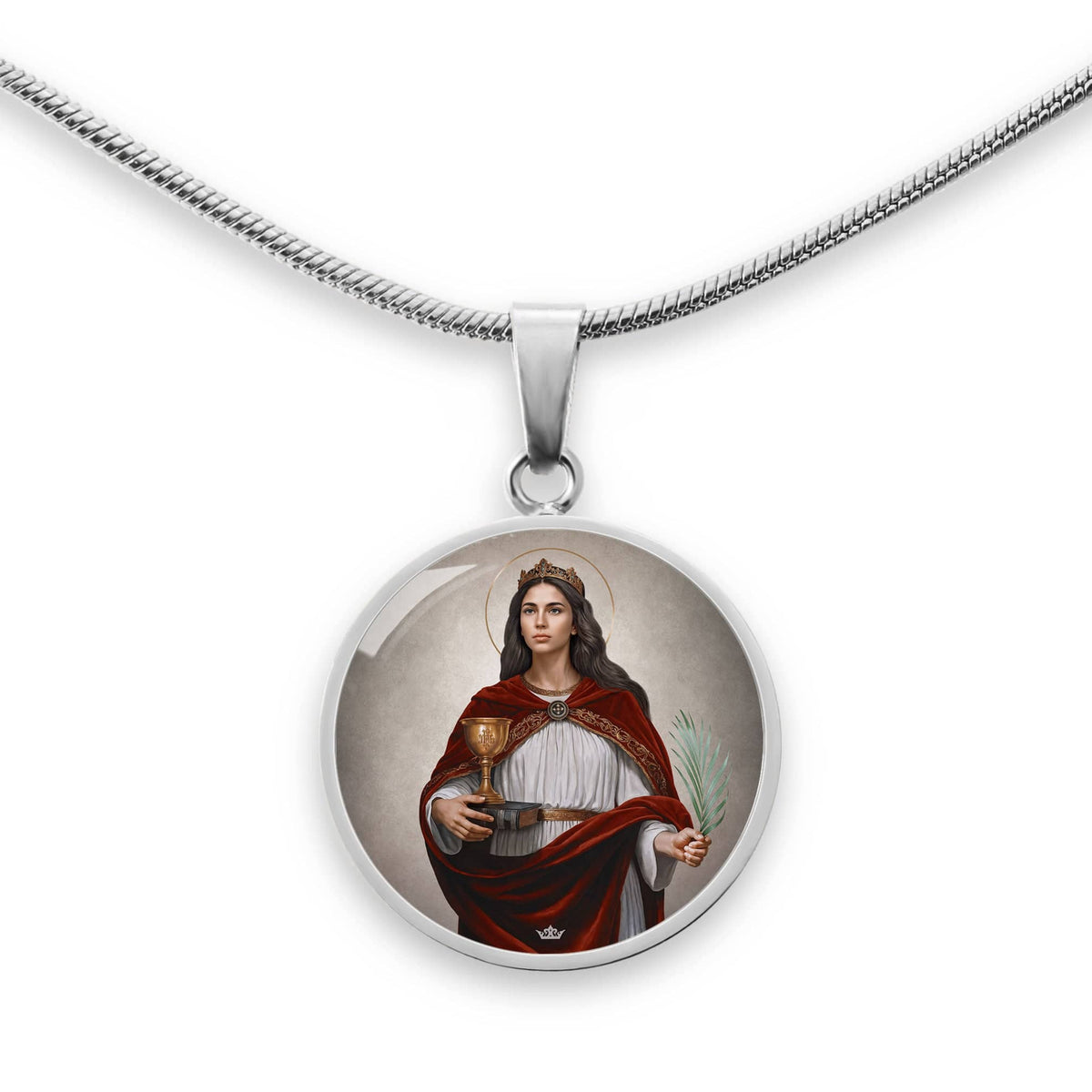 St. Barbara Pendant Necklace Copyright VENXARA