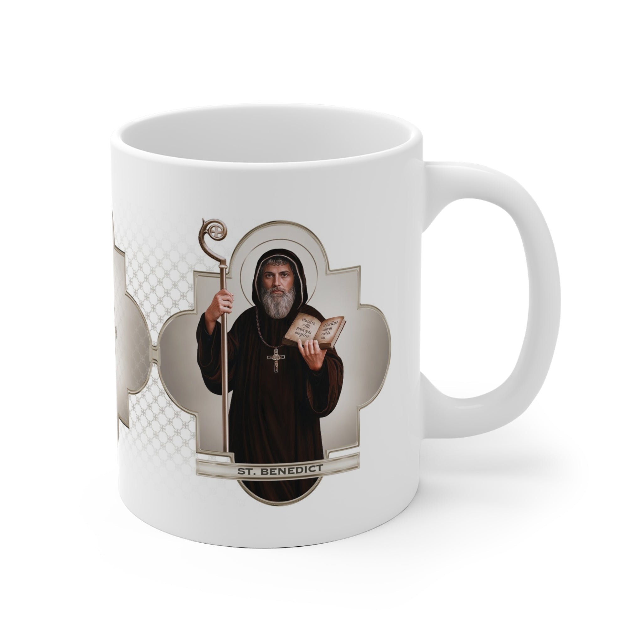 St. Benedict Ceramic Mug - VENXARA®