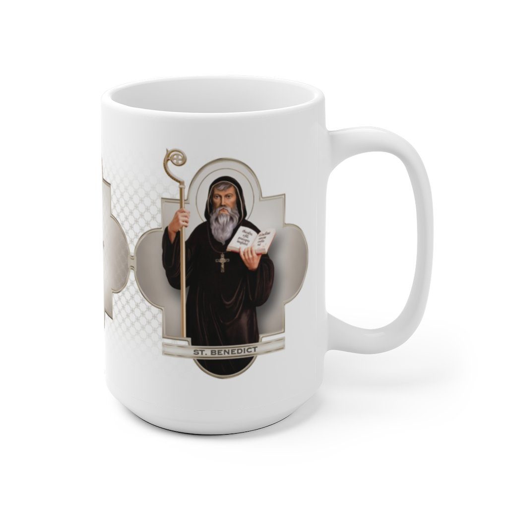 St. Benedict Ceramic Mug - VENXARA®