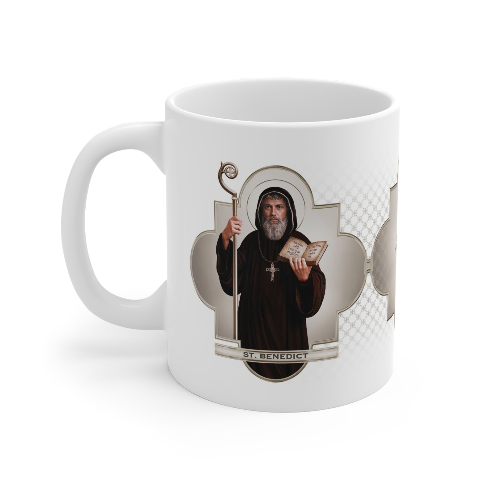 St. Benedict Ceramic Mug - VENXARA®
