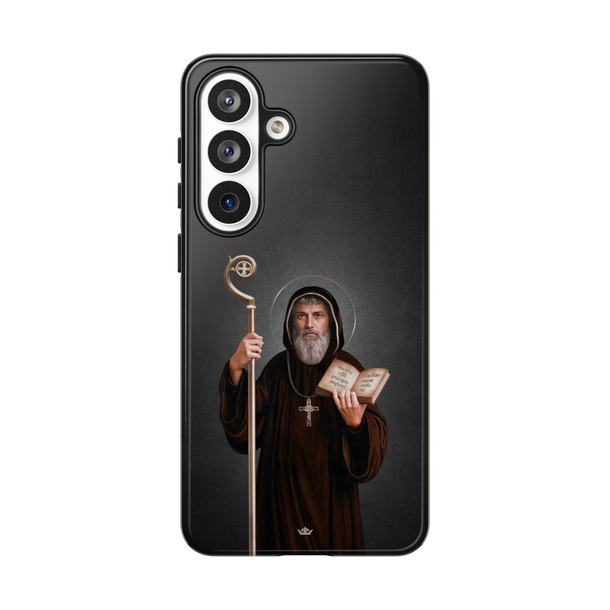 St. Benedict Hard Phone Case (Dark) Copyright VENXARA