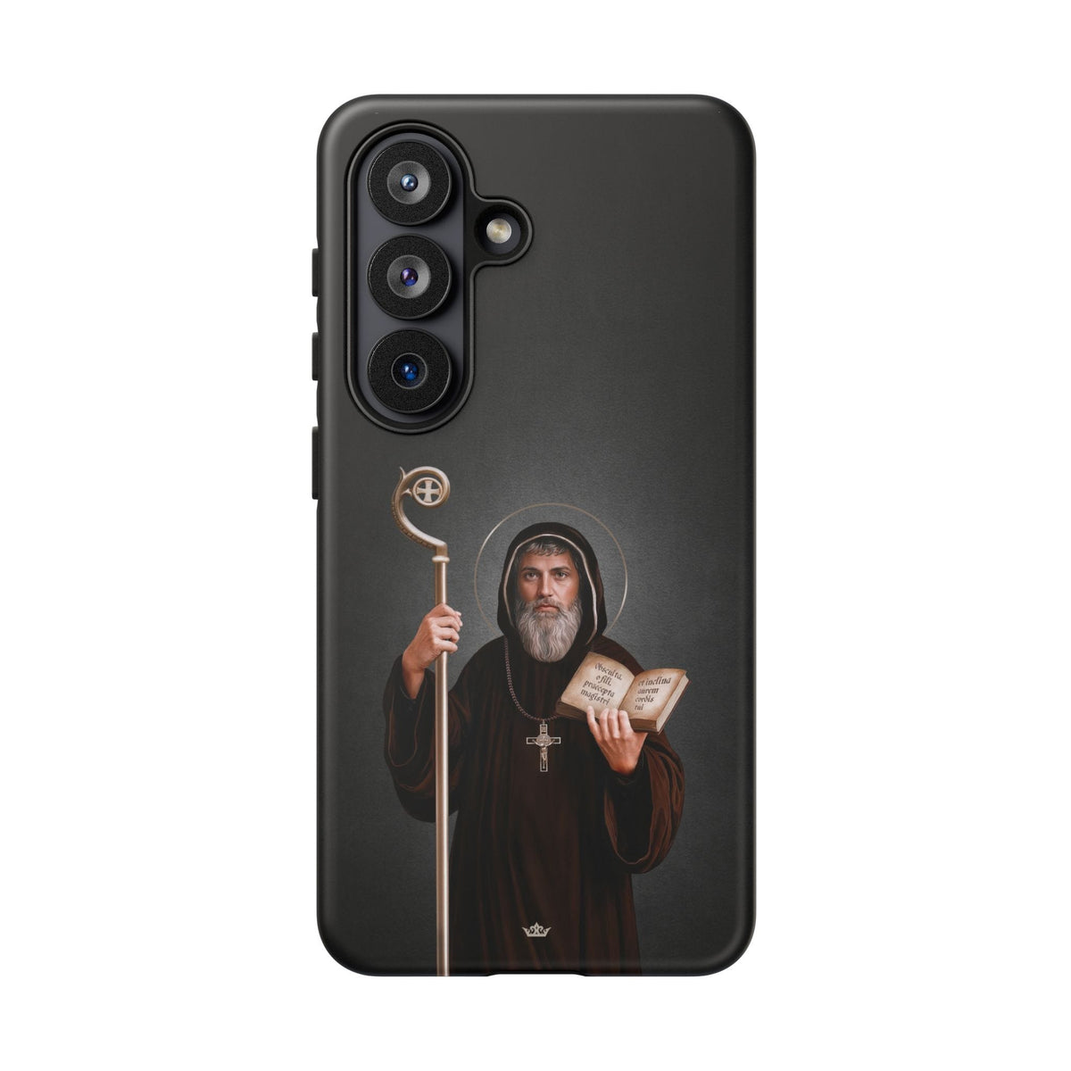St. Benedict Hard Phone Case (Dark) Copyright VENXARA