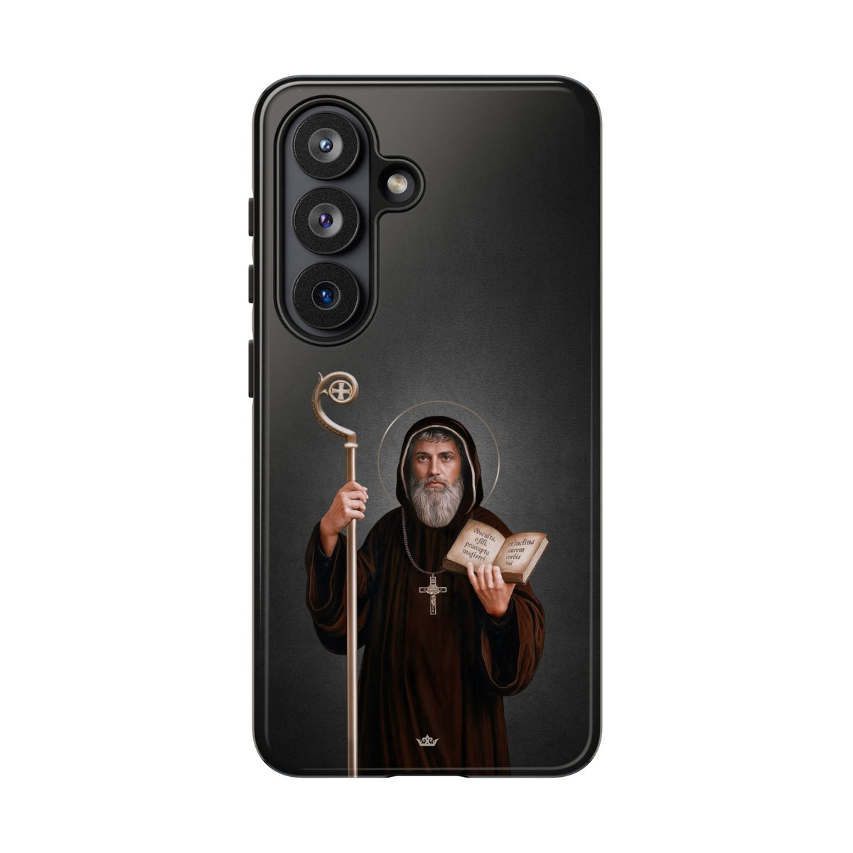 St. Benedict Hard Phone Case (Dark) Copyright VENXARA