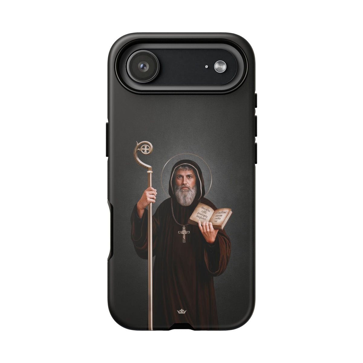 St. Benedict Hard Phone Case (Dark) Copyright VENXARA