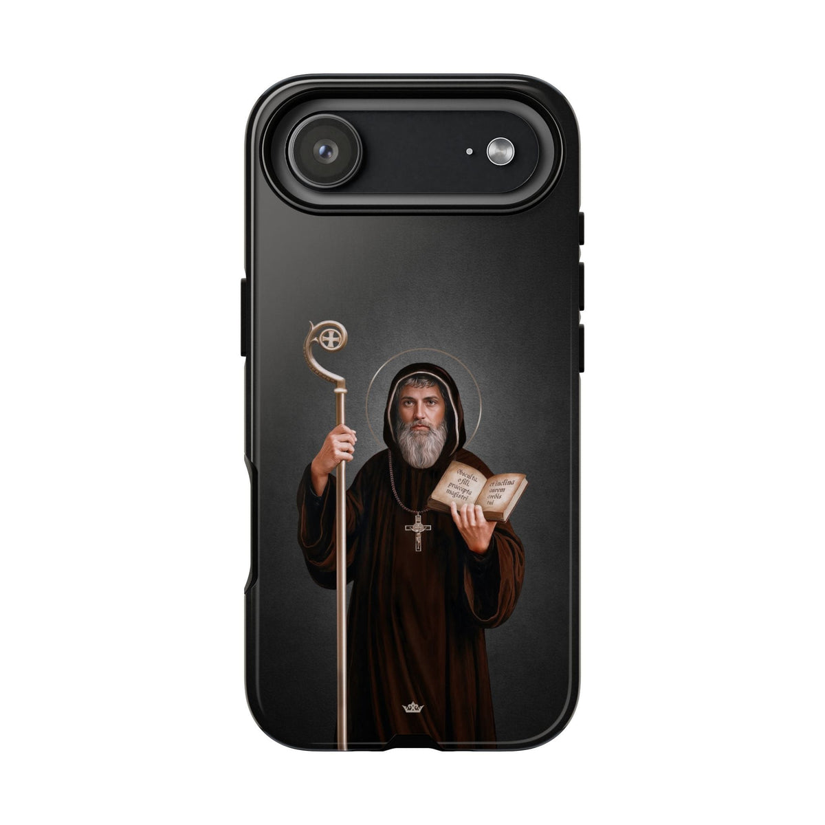 St. Benedict Hard Phone Case (Dark) Copyright VENXARA