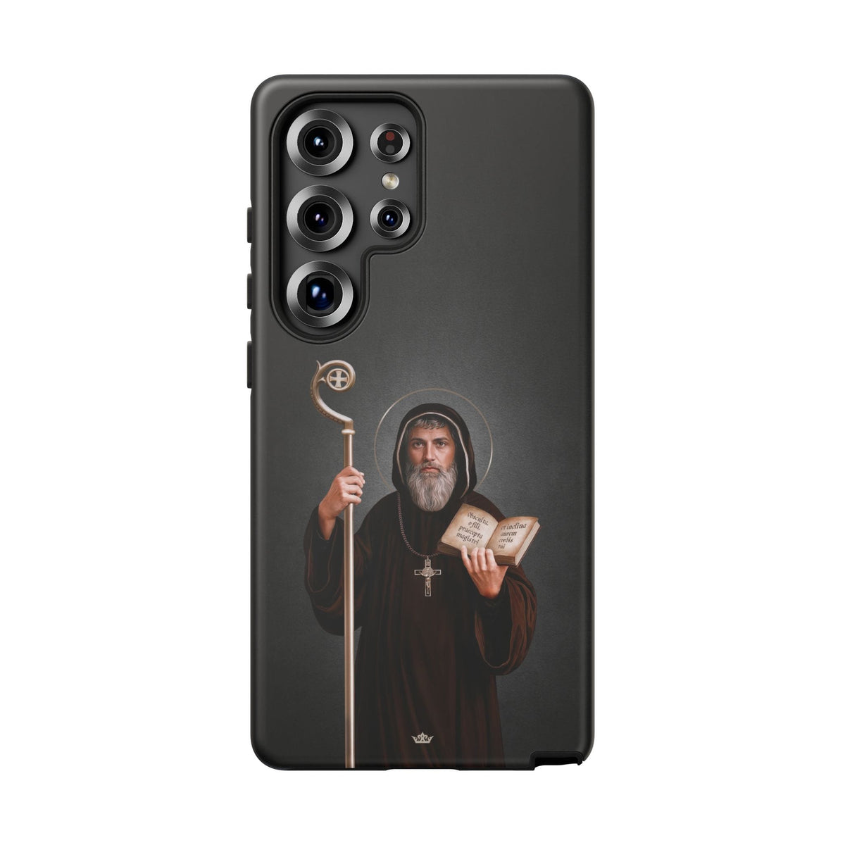 St. Benedict Hard Phone Case (Dark) Copyright VENXARA
