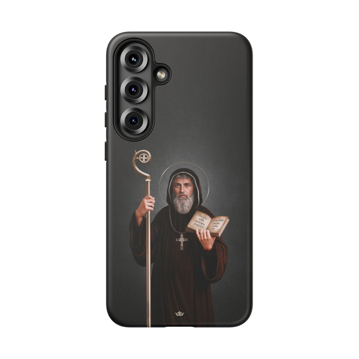 St. Benedict Hard Phone Case (Dark) Copyright VENXARA
