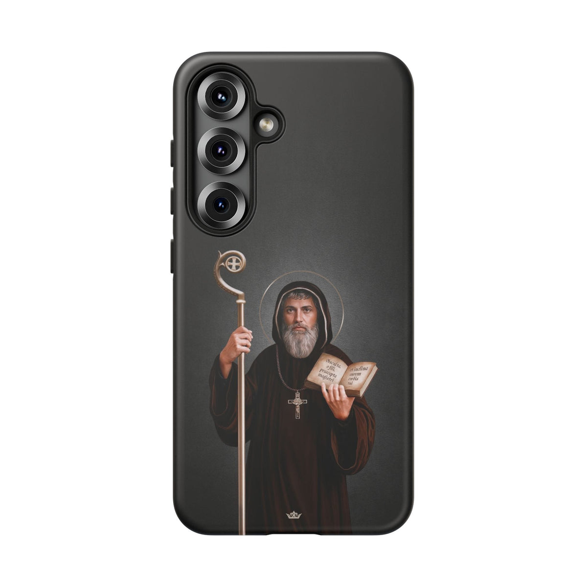 St. Benedict Hard Phone Case (Dark) Copyright VENXARA
