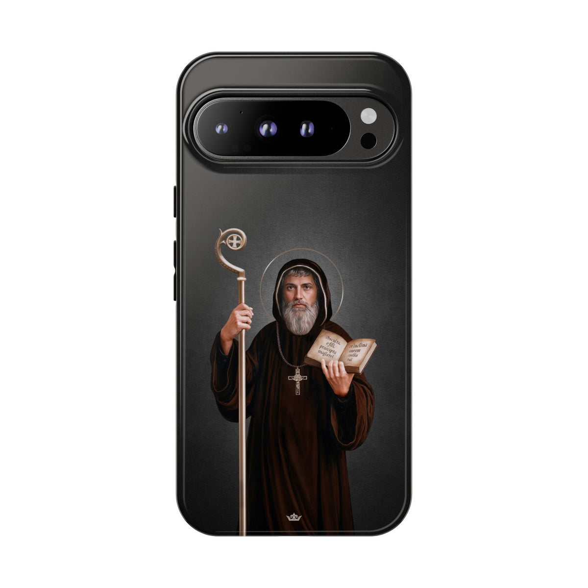 St. Benedict Hard Phone Case (Dark) Copyright VENXARA
