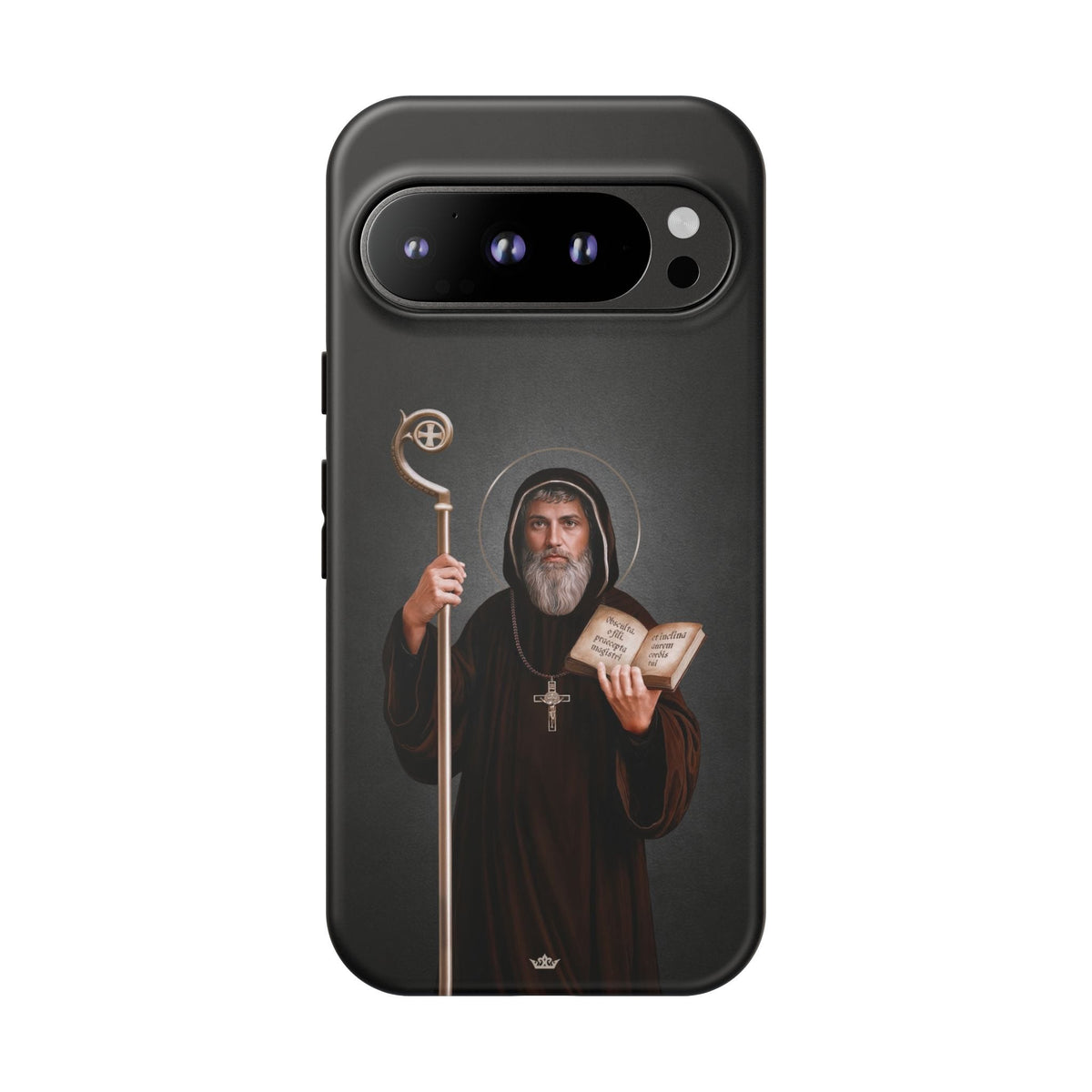 St. Benedict Hard Phone Case (Dark) Copyright VENXARA