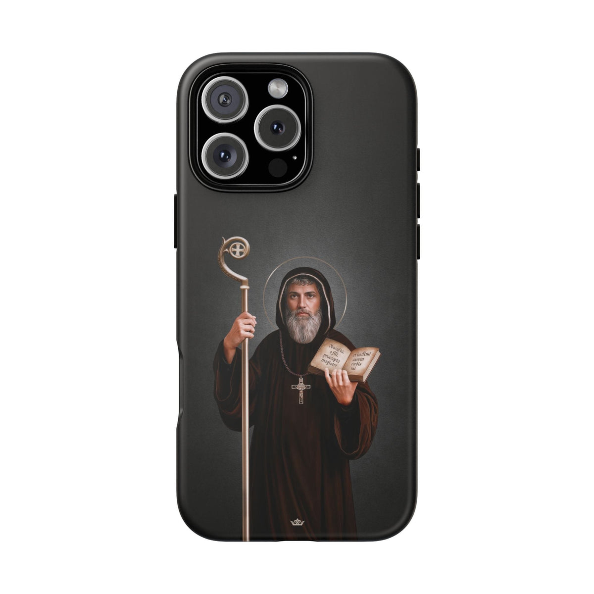 St. Benedict Hard Phone Case (Dark) Copyright VENXARA