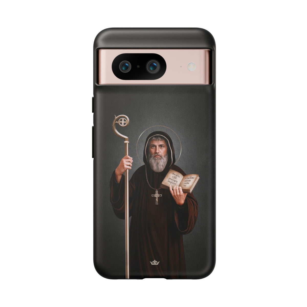 St. Benedict Hard Phone Case (Dark) Copyright VENXARA