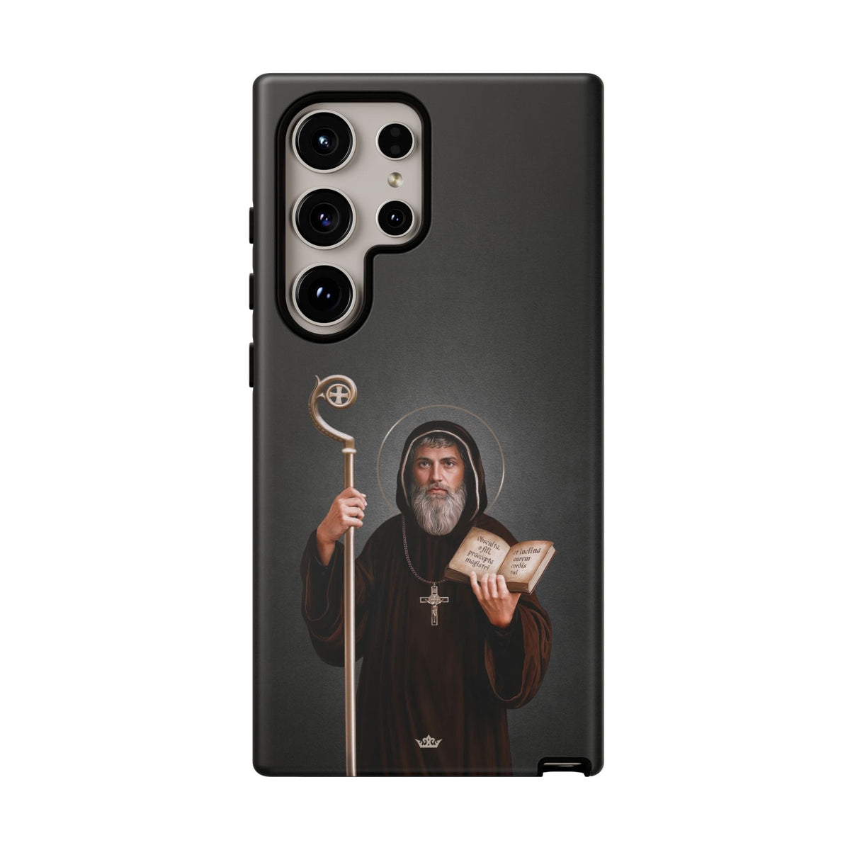 St. Benedict Hard Phone Case (Dark) Copyright VENXARA