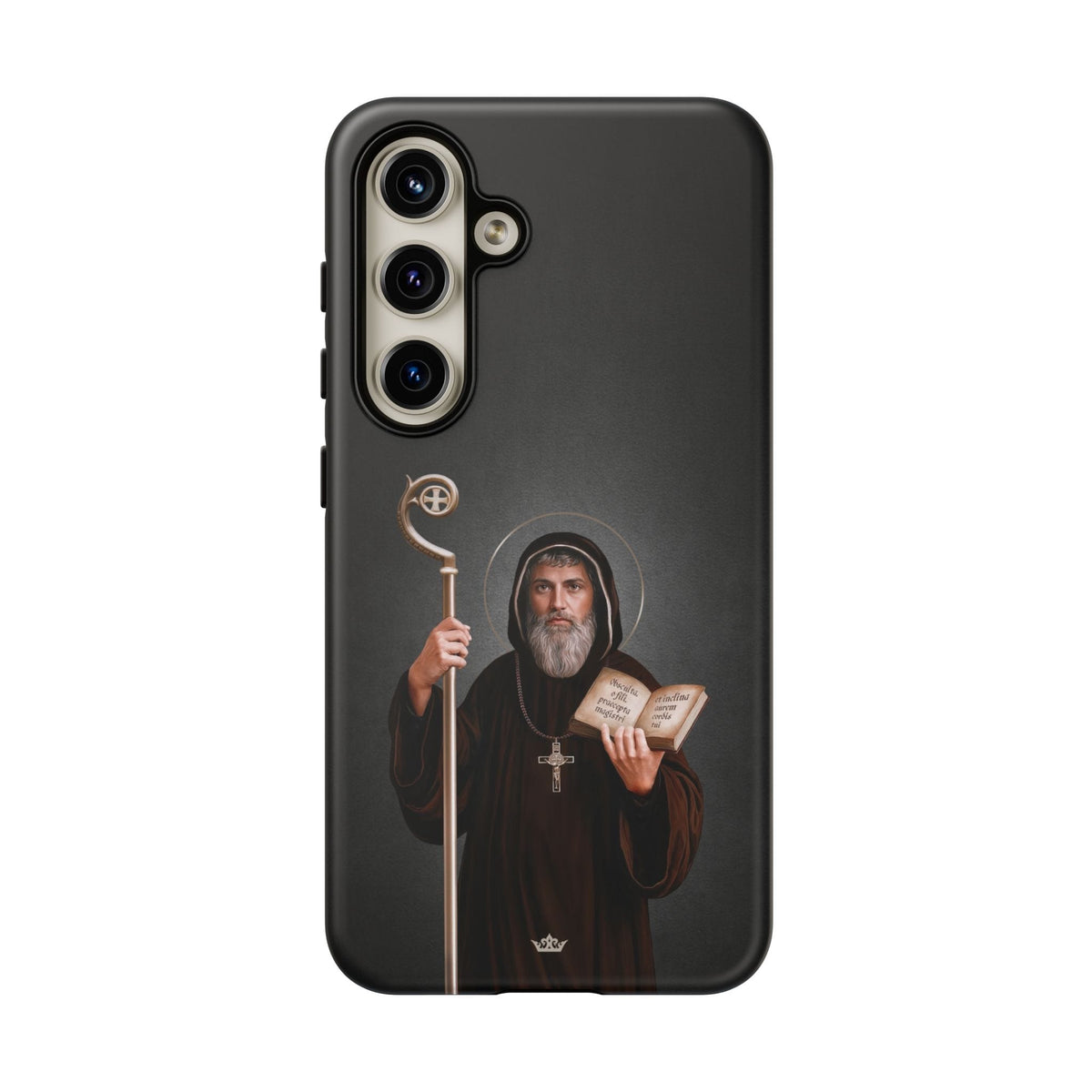 St. Benedict Hard Phone Case (Dark) Copyright VENXARA