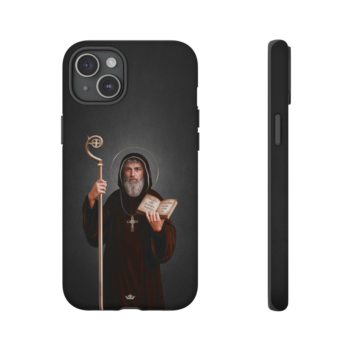 St. Benedict Hard Phone Case (Dark) Copyright VENXARA