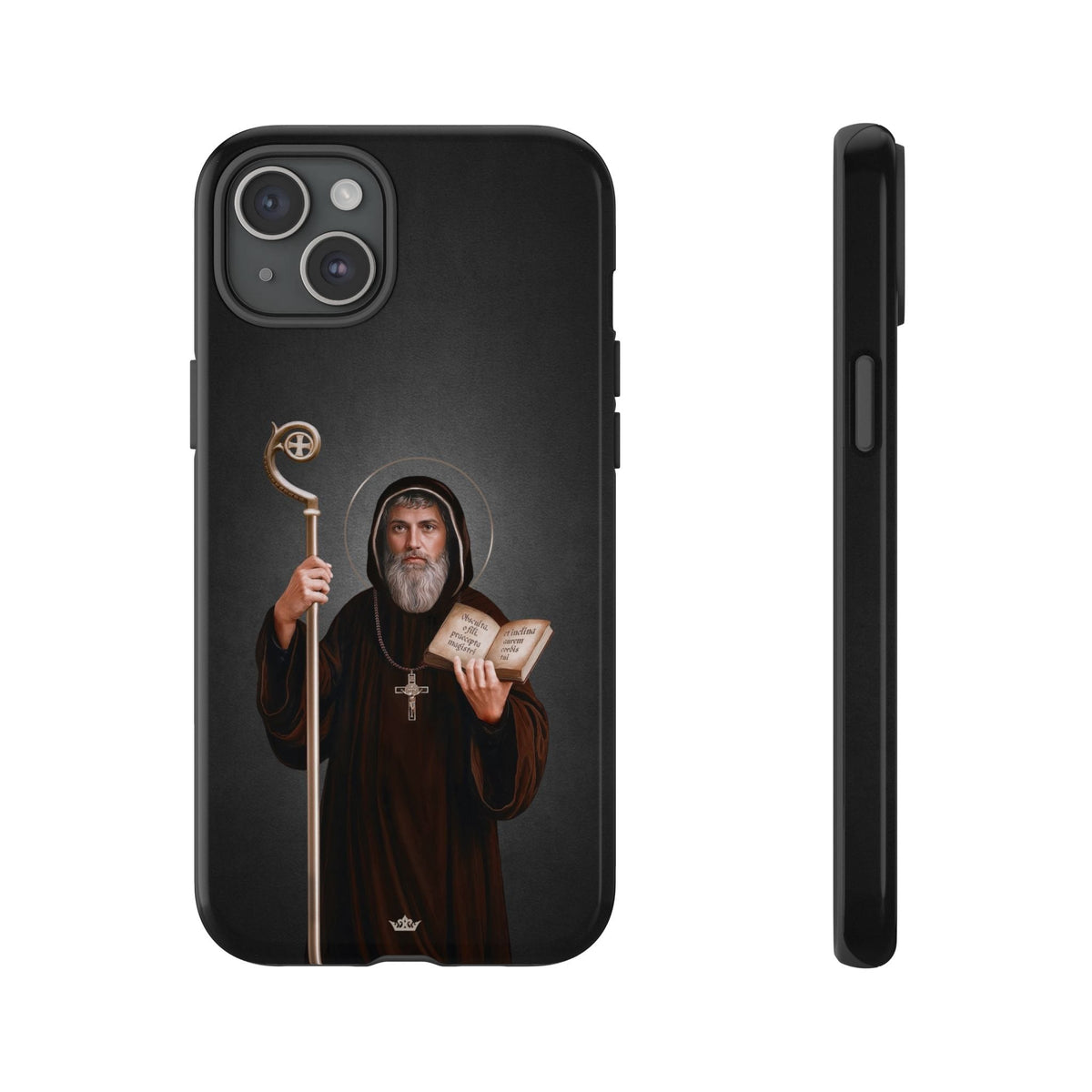 St. Benedict Hard Phone Case (Dark) Copyright VENXARA