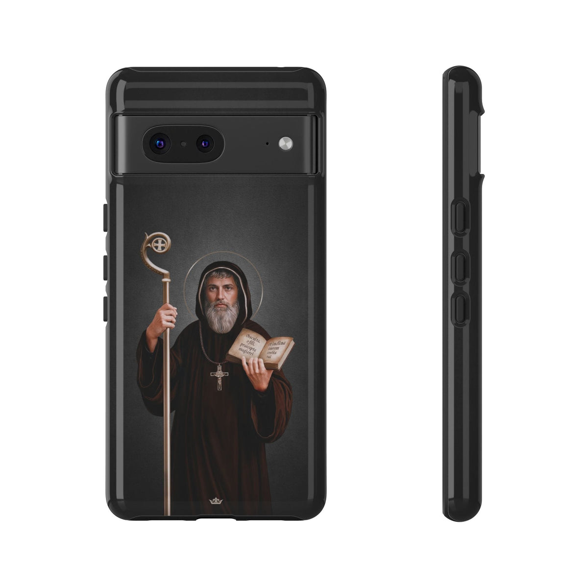 St. Benedict Hard Phone Case (Dark) Copyright VENXARA