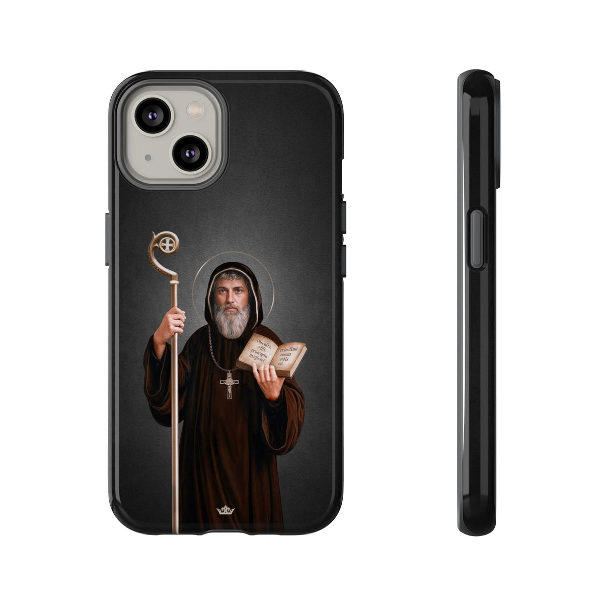 St. Benedict Hard Phone Case (Dark) Copyright VENXARA
