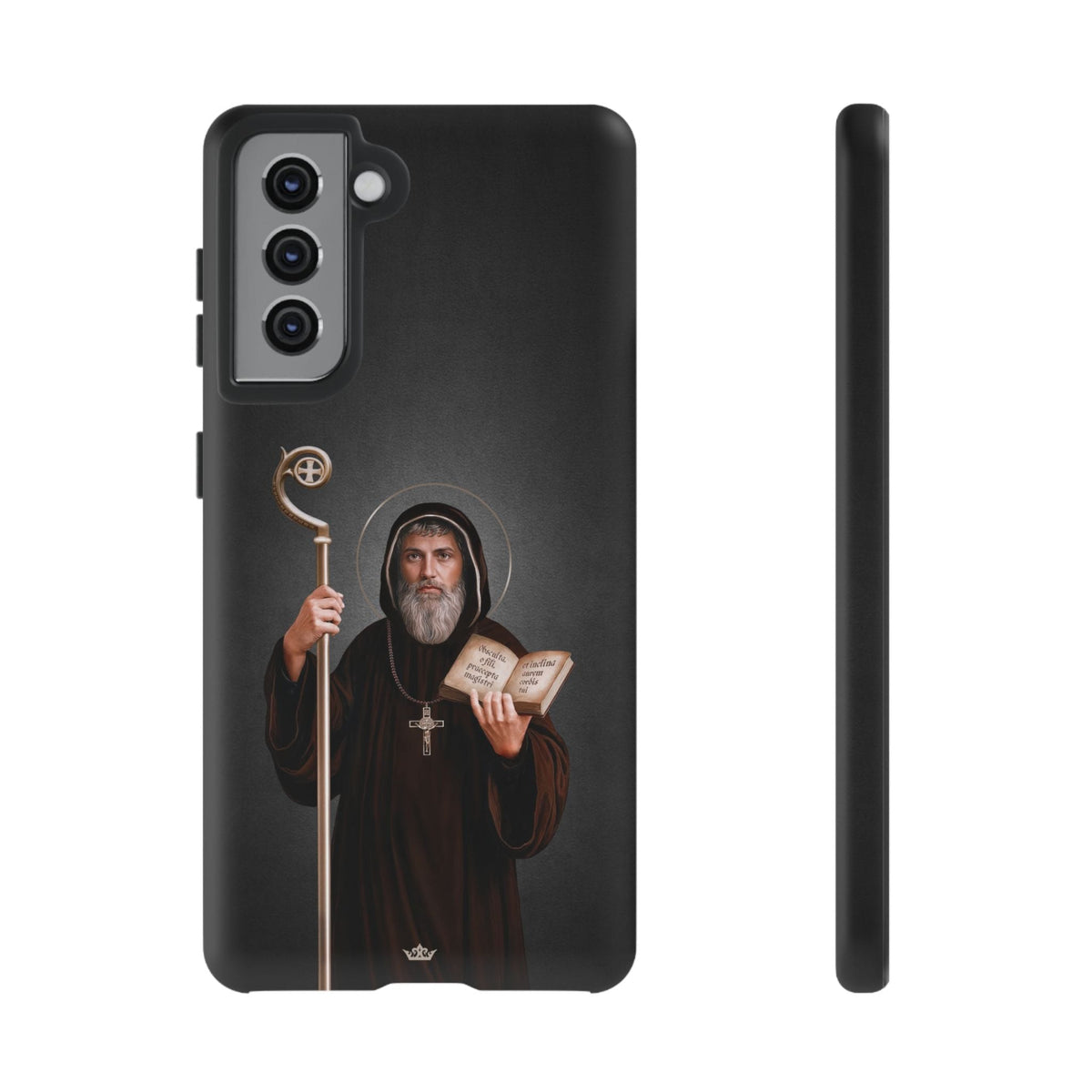 St. Benedict Hard Phone Case (Dark) Copyright VENXARA
