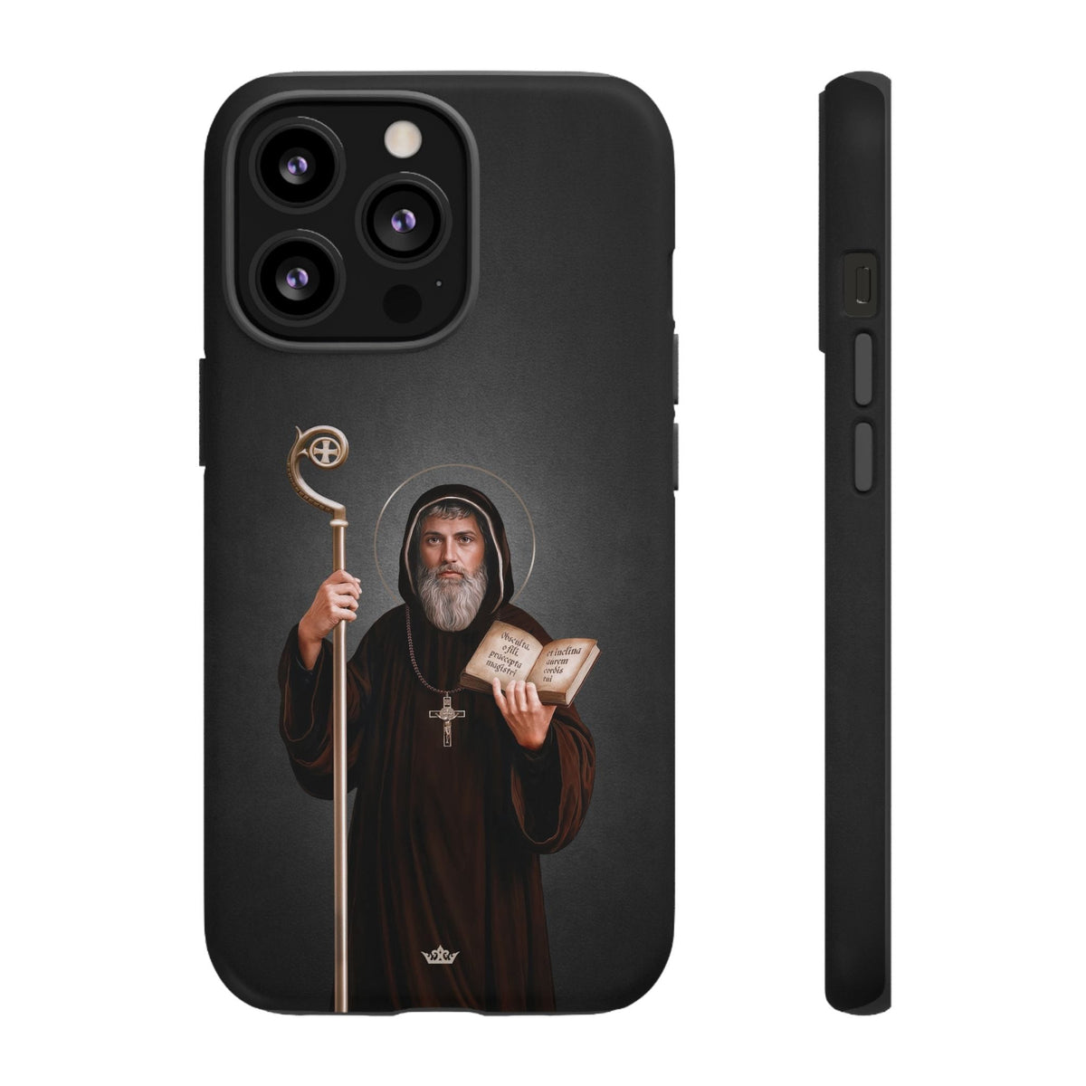 St. Benedict Hard Phone Case (Dark) Copyright VENXARA
