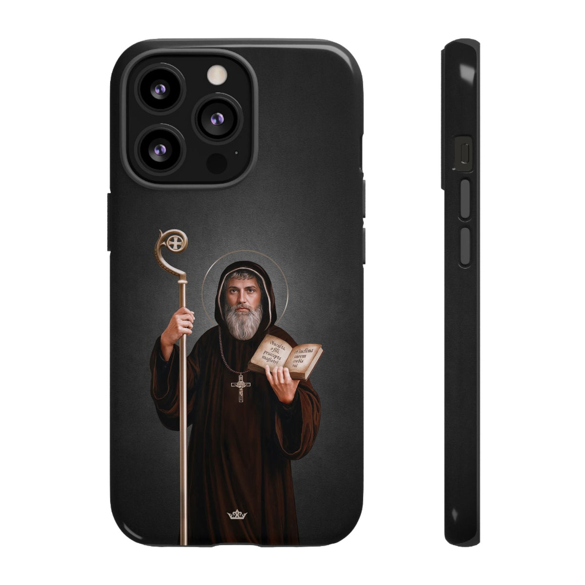 St. Benedict Hard Phone Case (Dark) Copyright VENXARA
