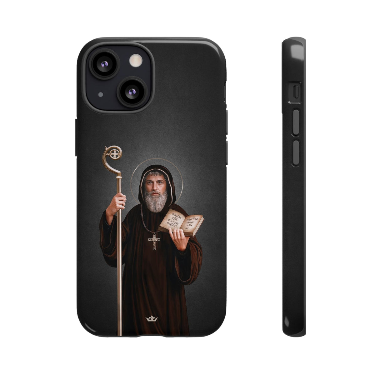 St. Benedict Hard Phone Case (Dark) Copyright VENXARA