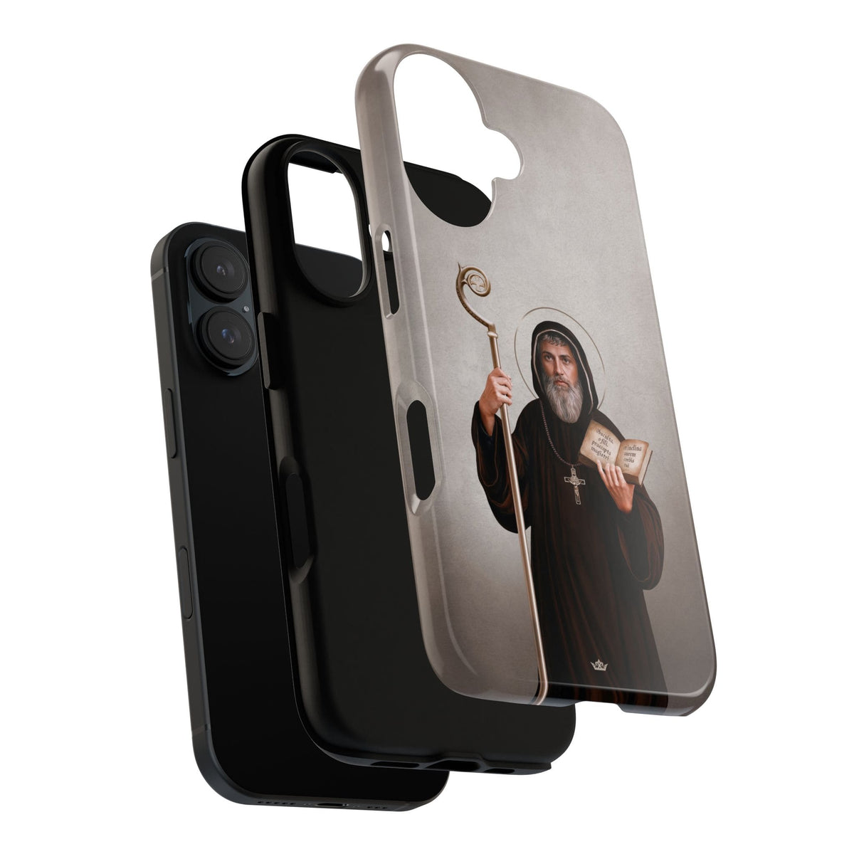 St. Benedict Hard Phone Case (Light) Copyright VENXARA