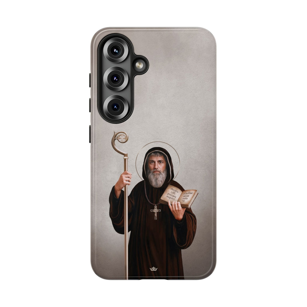 St. Benedict Hard Phone Case (Light) Copyright VENXARA