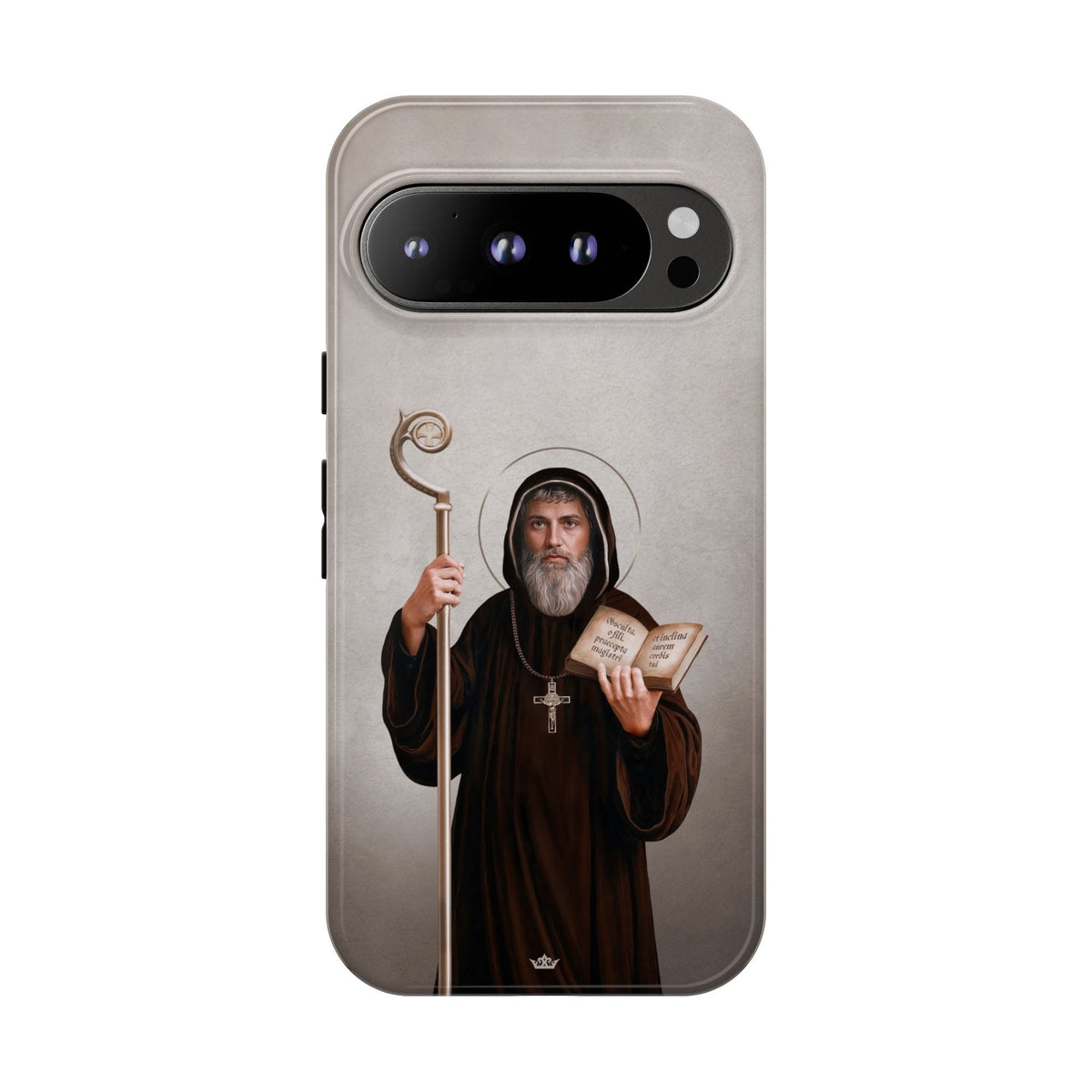 St. Benedict Hard Phone Case (Light) Copyright VENXARA
