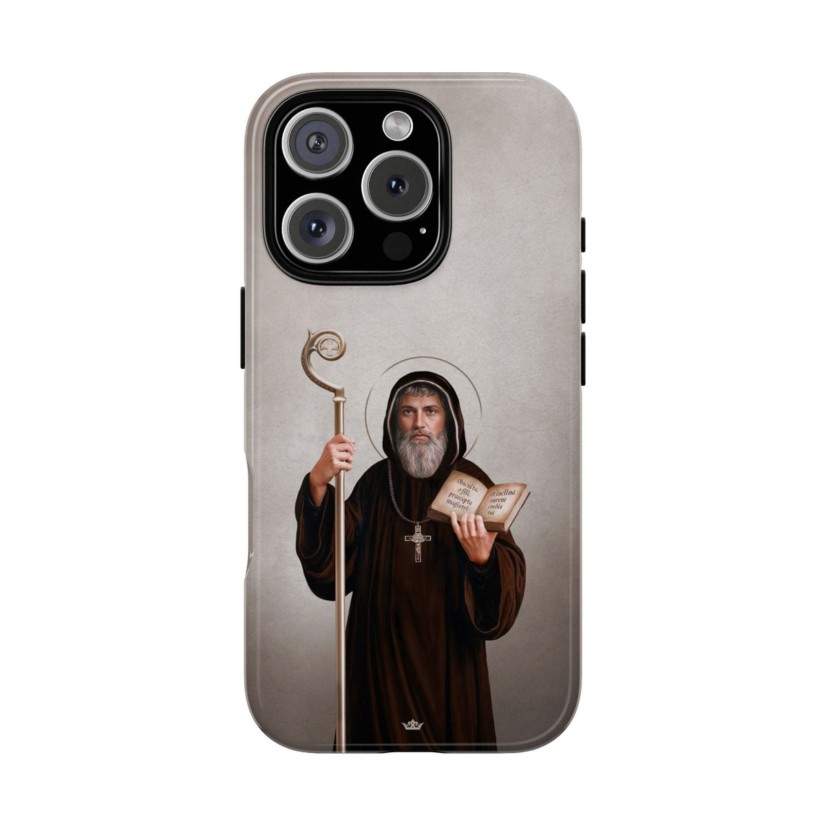 St. Benedict Hard Phone Case (Light) Copyright VENXARA