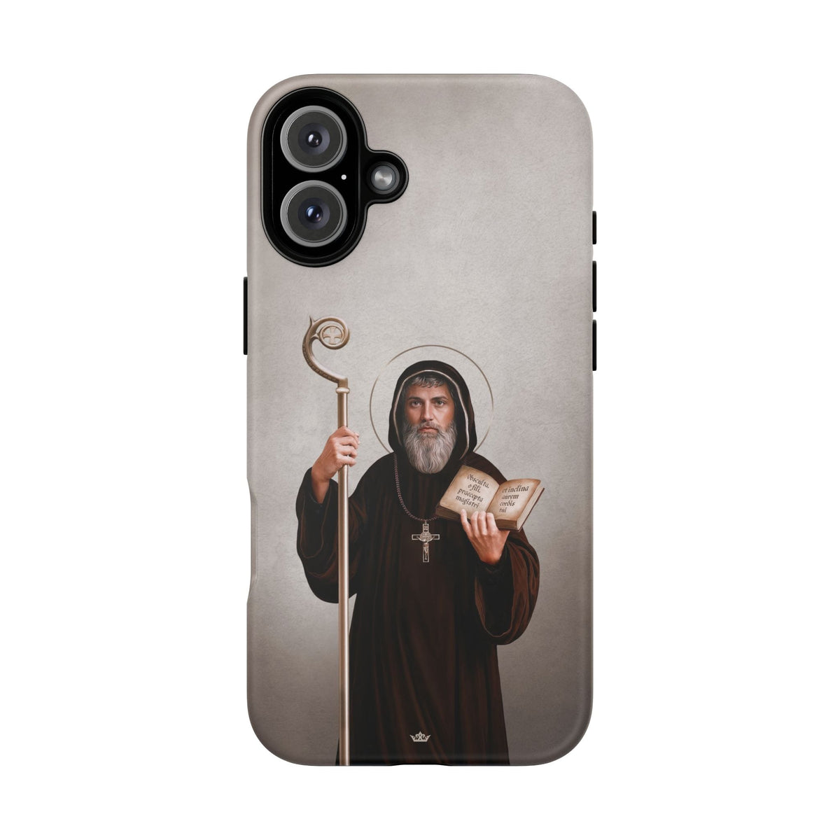 St. Benedict Hard Phone Case (Light) Copyright VENXARA