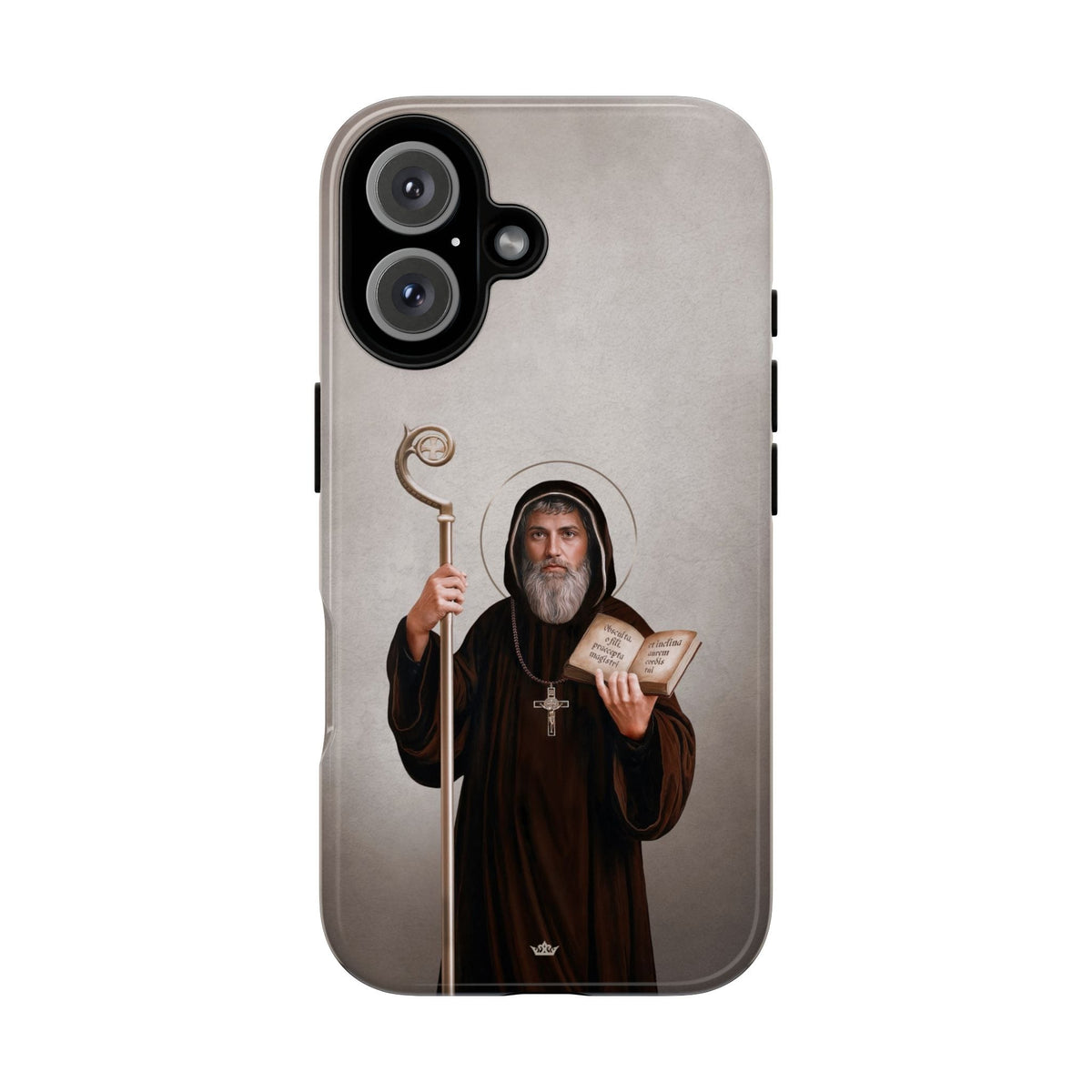 St. Benedict Hard Phone Case (Light) Copyright VENXARA