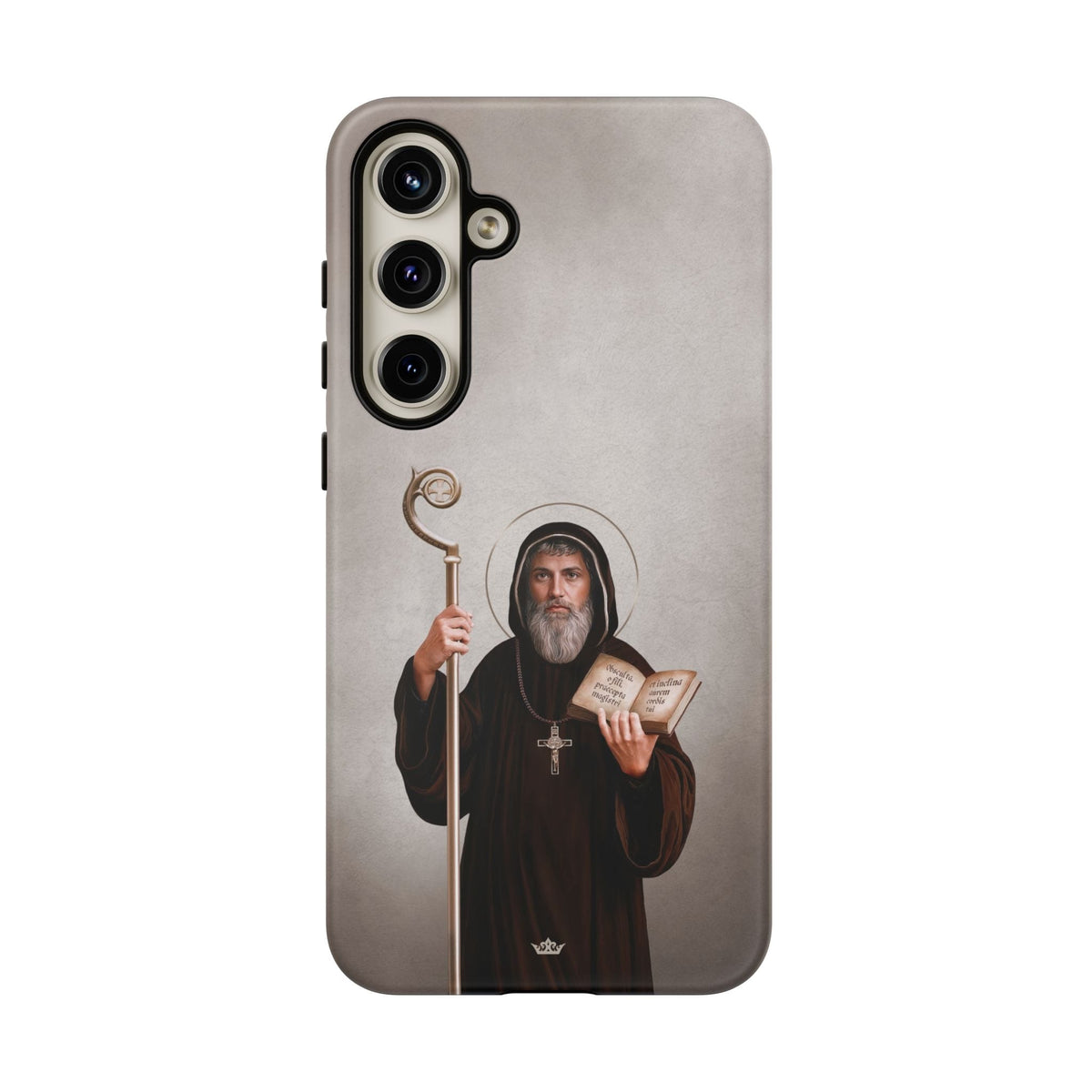 St. Benedict Hard Phone Case (Light) Copyright VENXARA
