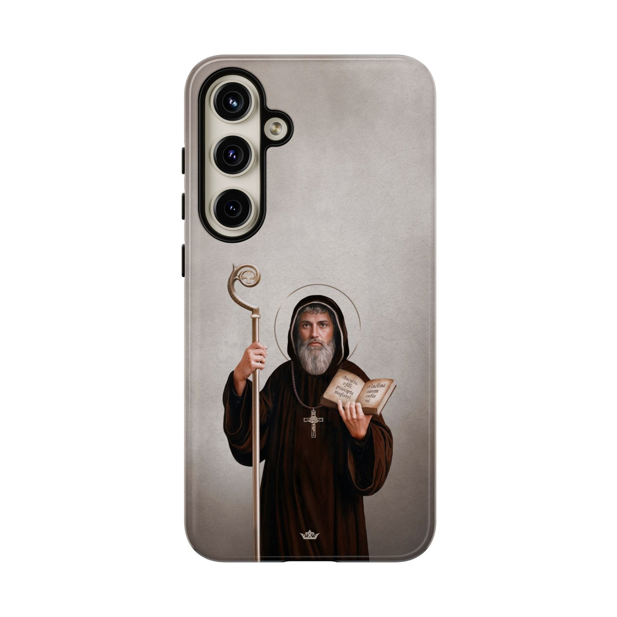 St. Benedict Hard Phone Case (Light) Copyright VENXARA