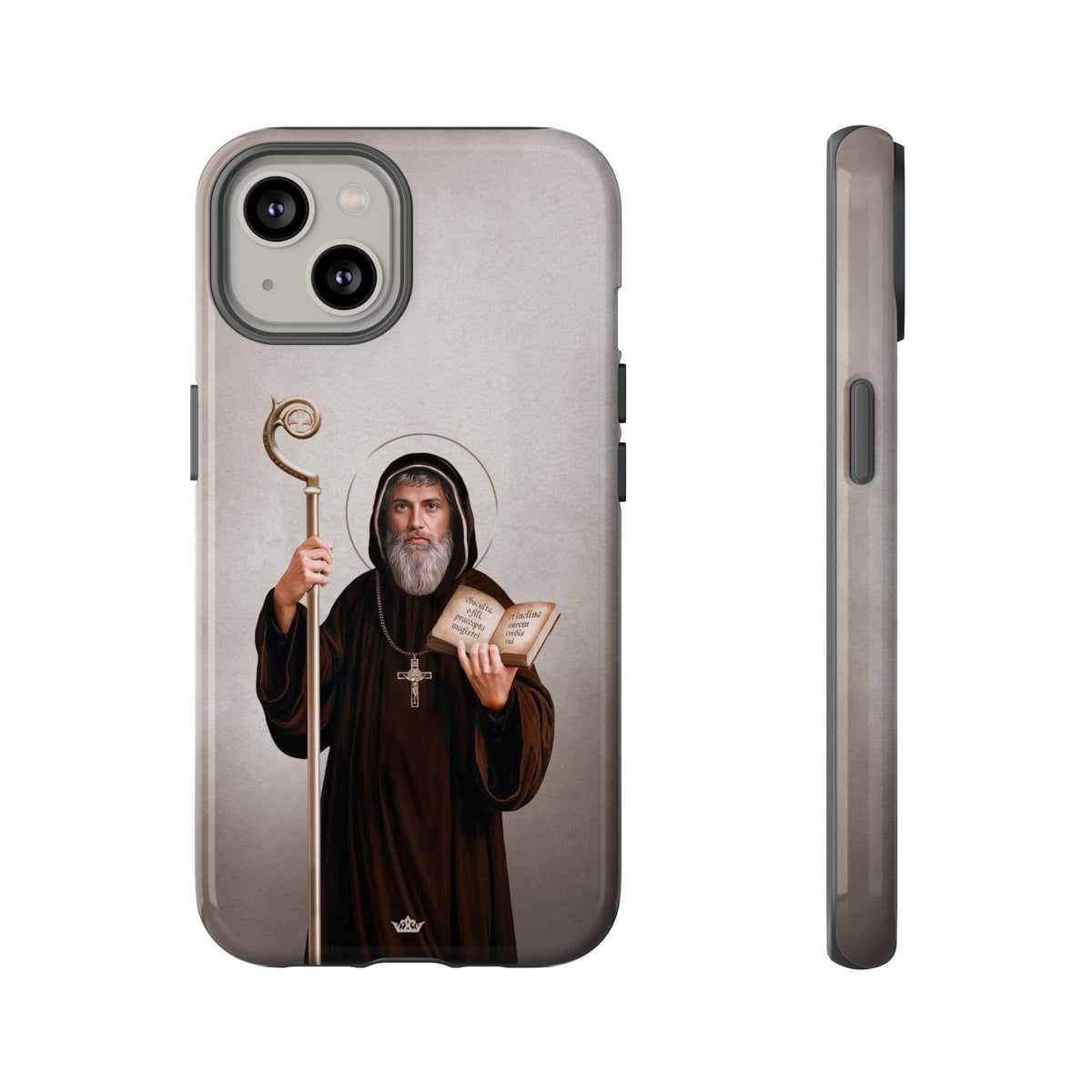 St. Benedict Hard Phone Case (Light) Copyright VENXARA