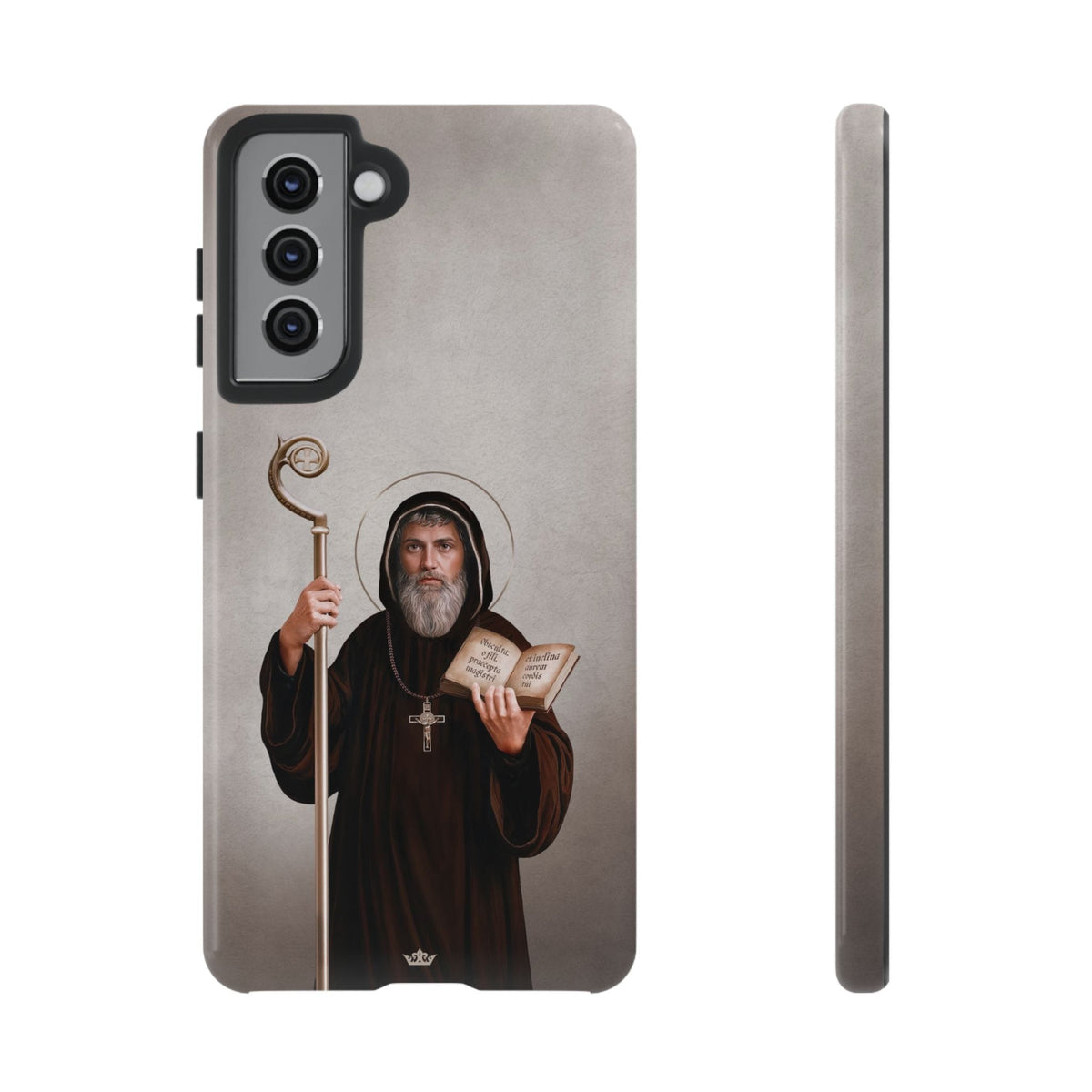 St. Benedict Hard Phone Case (Light) Copyright VENXARA