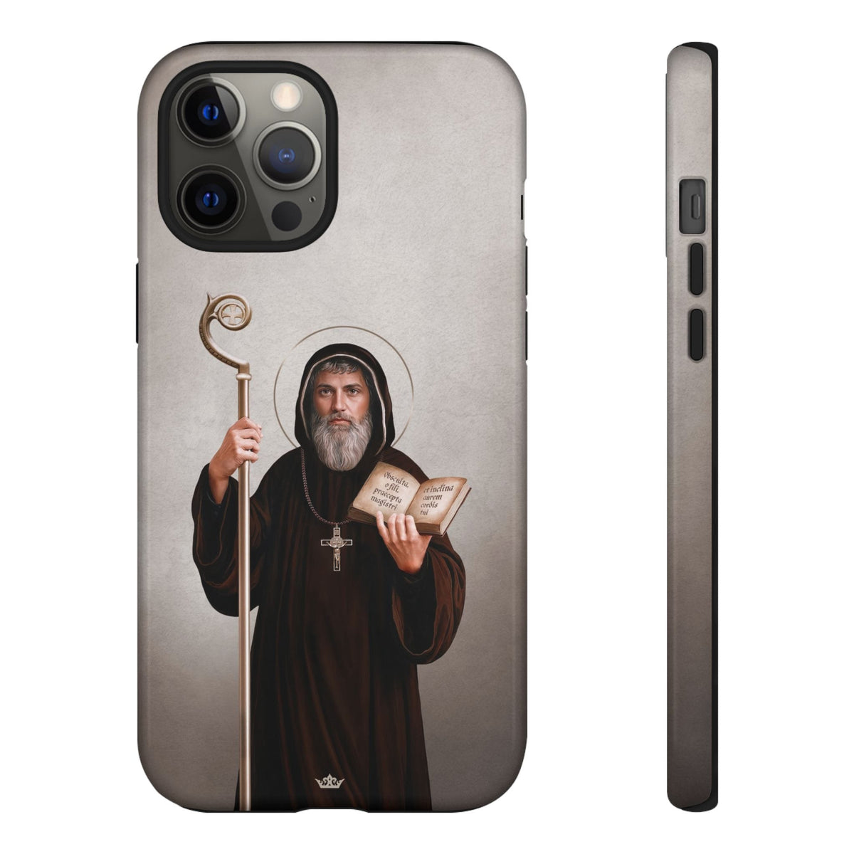 St. Benedict Hard Phone Case (Light) Copyright VENXARA