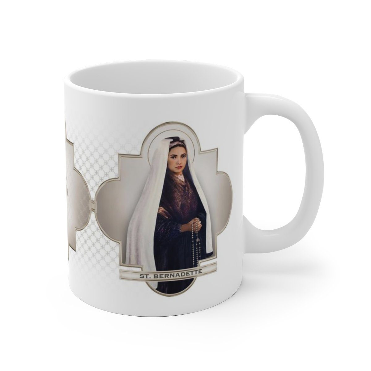 St. Bernadette Ceramic Mug - VENXARA®