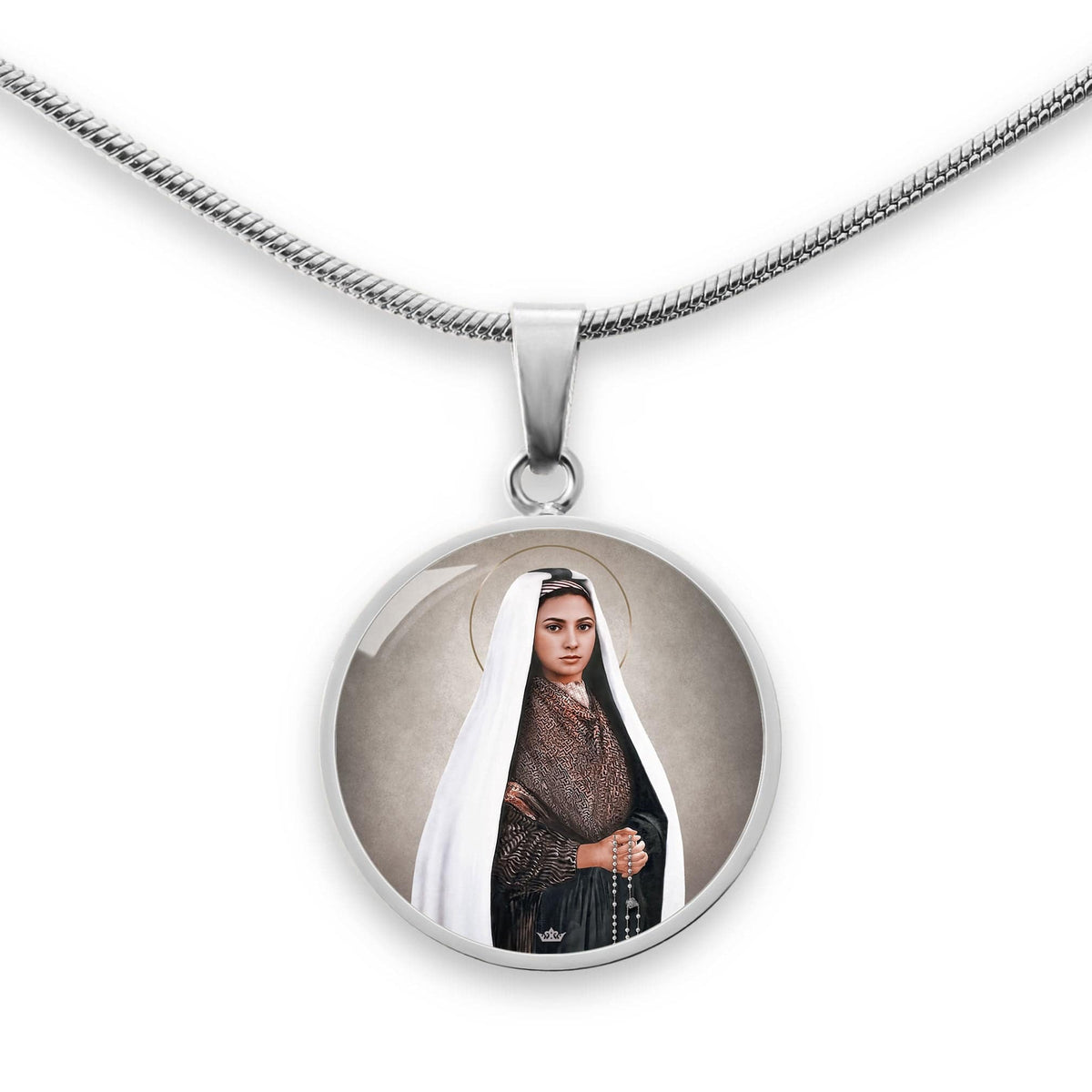 St. Bernadette Pendant Necklace Copyright VENXARA