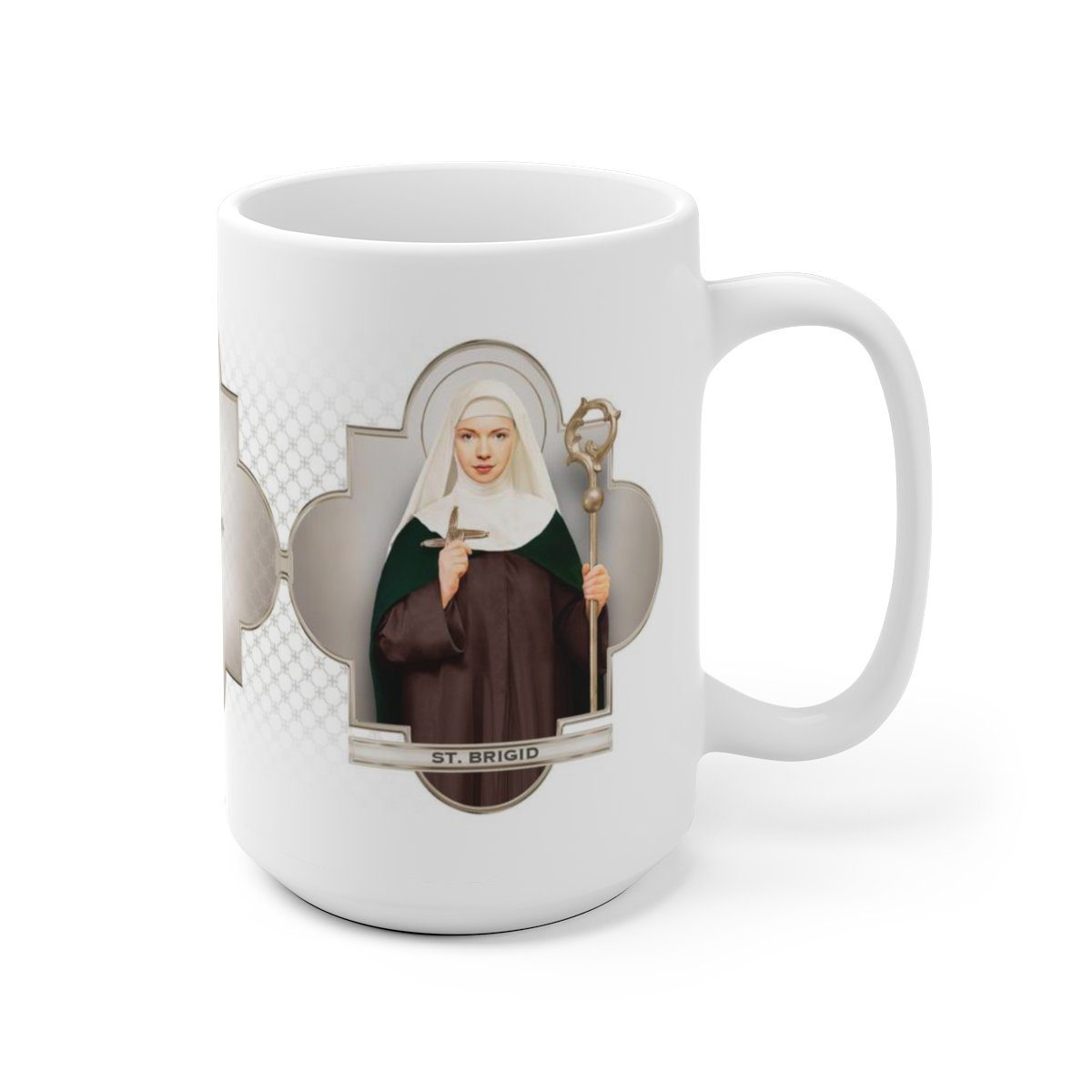 St. Brigid of Ireland Ceramic Mug - VENXARA®