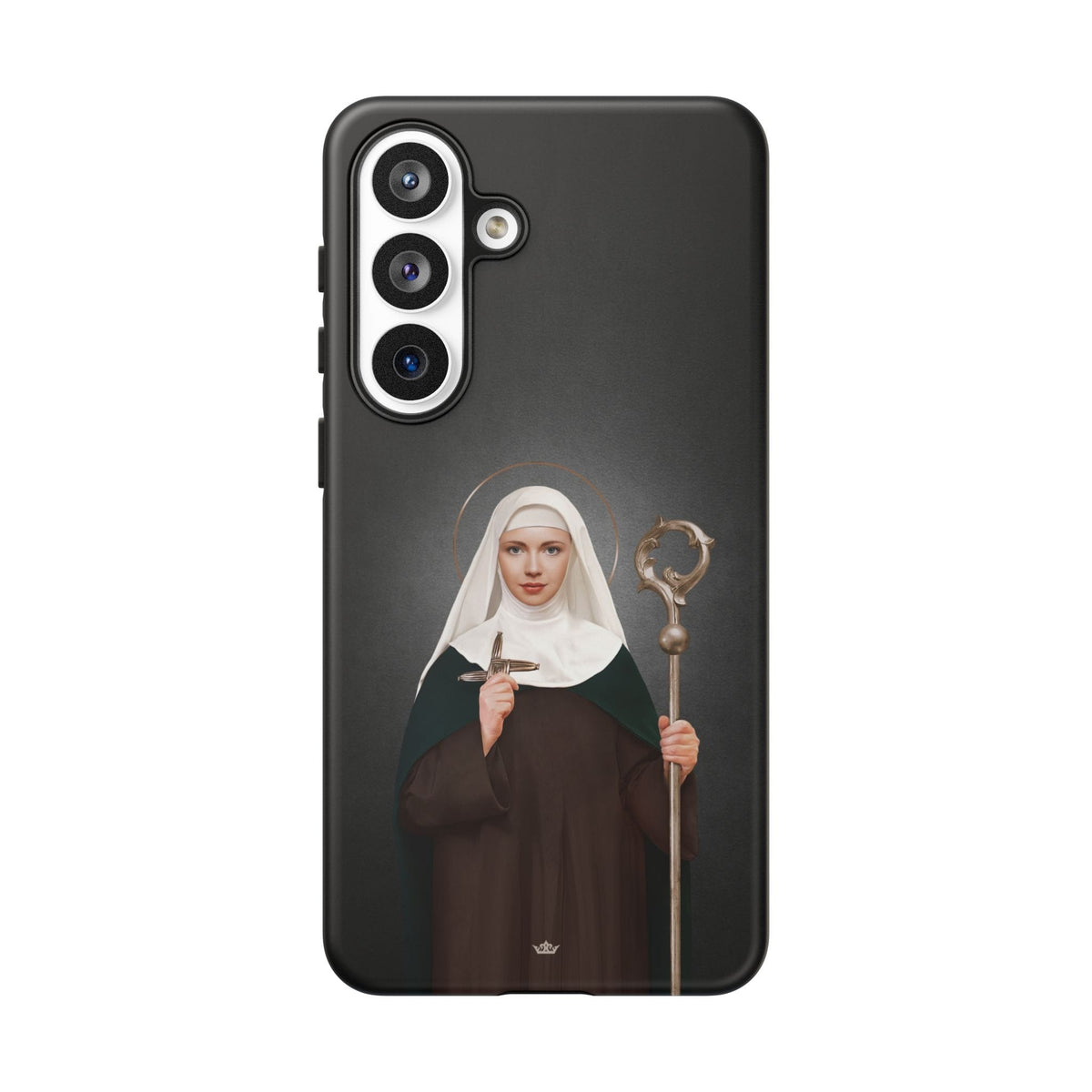 St. Brigid of Ireland Hard Phone Case (Dark) Copyright VENXARA