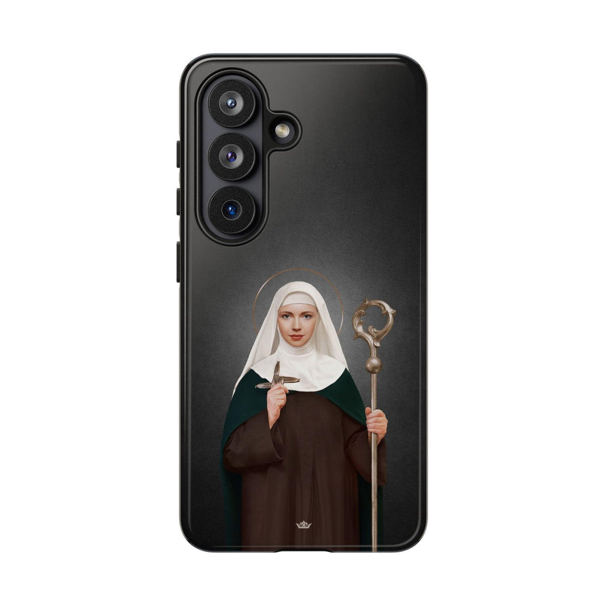 St. Brigid of Ireland Hard Phone Case (Dark) Copyright VENXARA