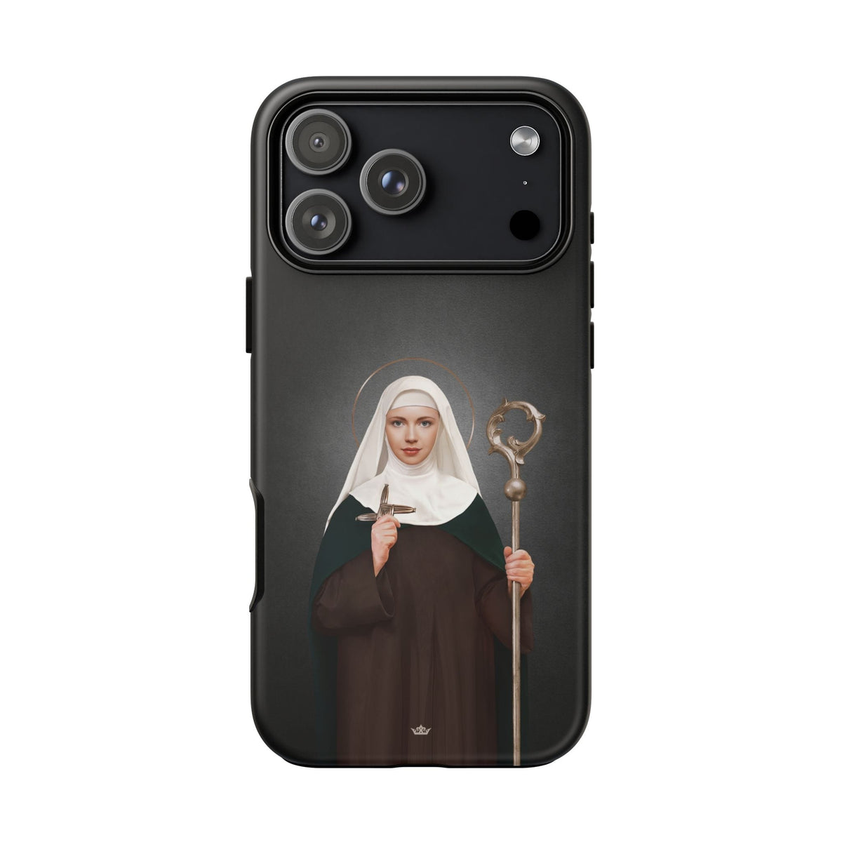 St. Brigid of Ireland Hard Phone Case (Dark) Copyright VENXARA