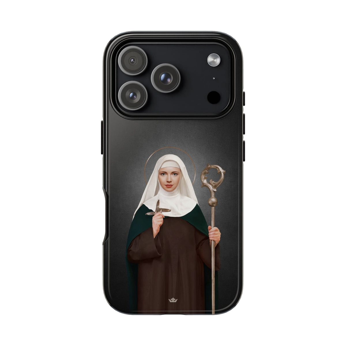 St. Brigid of Ireland Hard Phone Case (Dark) Copyright VENXARA