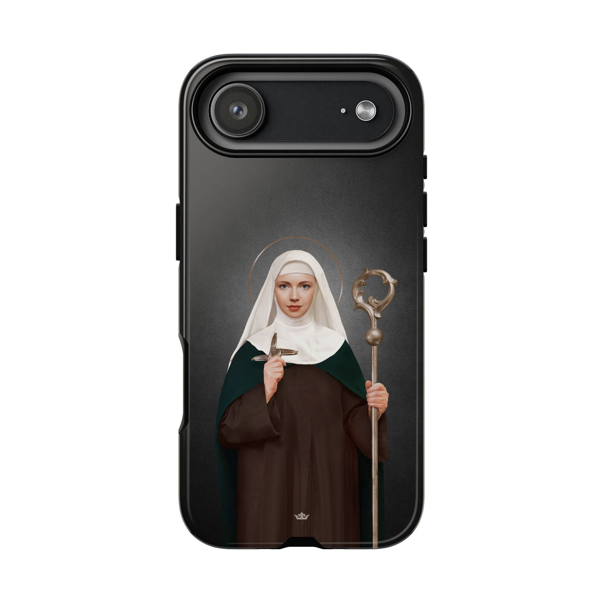 St. Brigid of Ireland Hard Phone Case (Dark) Copyright VENXARA